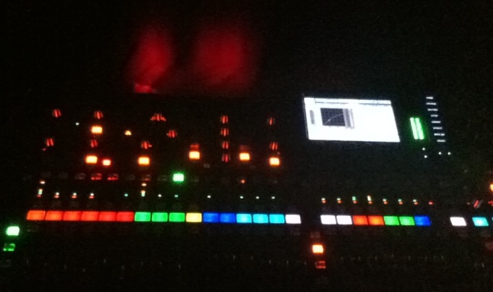 Sound Table In the dark